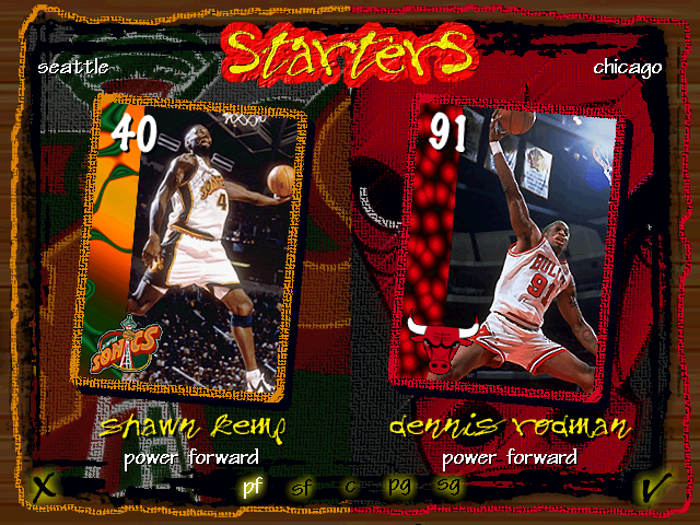 NBA Live 97 screenshot 4 for Sega Saturn